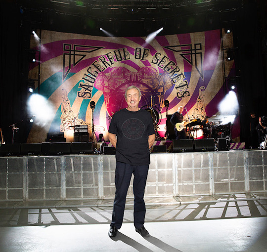 Legendary Pink Floyd member, Nick Mason, in conversation with Lucie Caswell