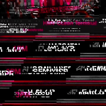 Acid Club, Screamin' Whisper, Liam Clayton at HMV Edinburgh - Oct 12th