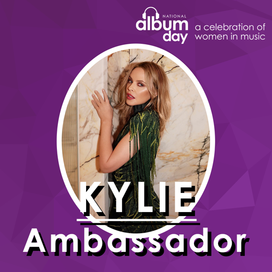 Kylie announced as National Album Day Ambassador!