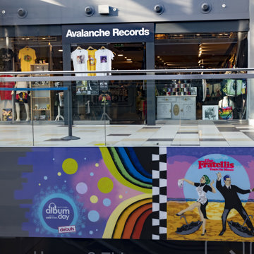 Re-imagined debut album artwork murals unveiled in Edinburgh and Liverpool